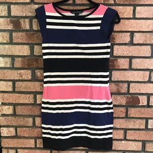 French connection stripped T-shirt dress